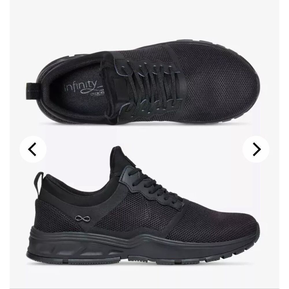 Cherokee Infinity MFLY Men's Black Scrub Shoes Size 9 Nursing Sneakers NIB